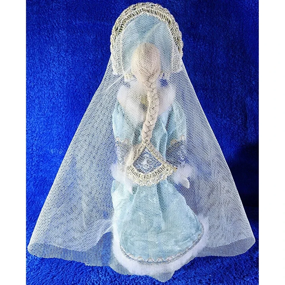 Vintage Russian Christmas~D'yed Moroz “Father Frost” & Snegurochka “Snow Maiden”